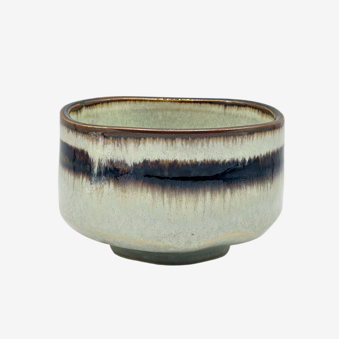 Hakari White Mino-yaki Chawan - Japanese Matcha Bowl