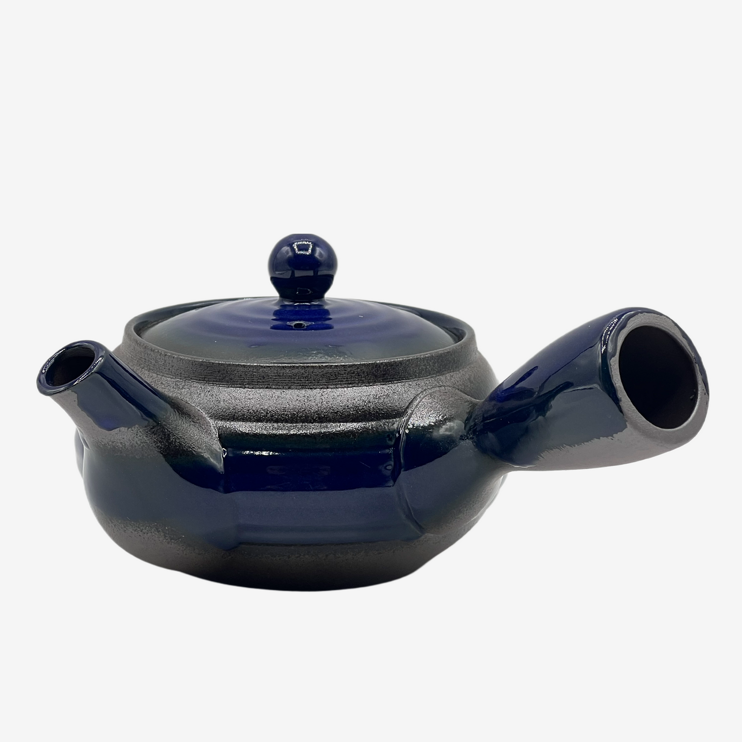 Maki Blue Banko-yaki Kyusu - Japanese Teapot