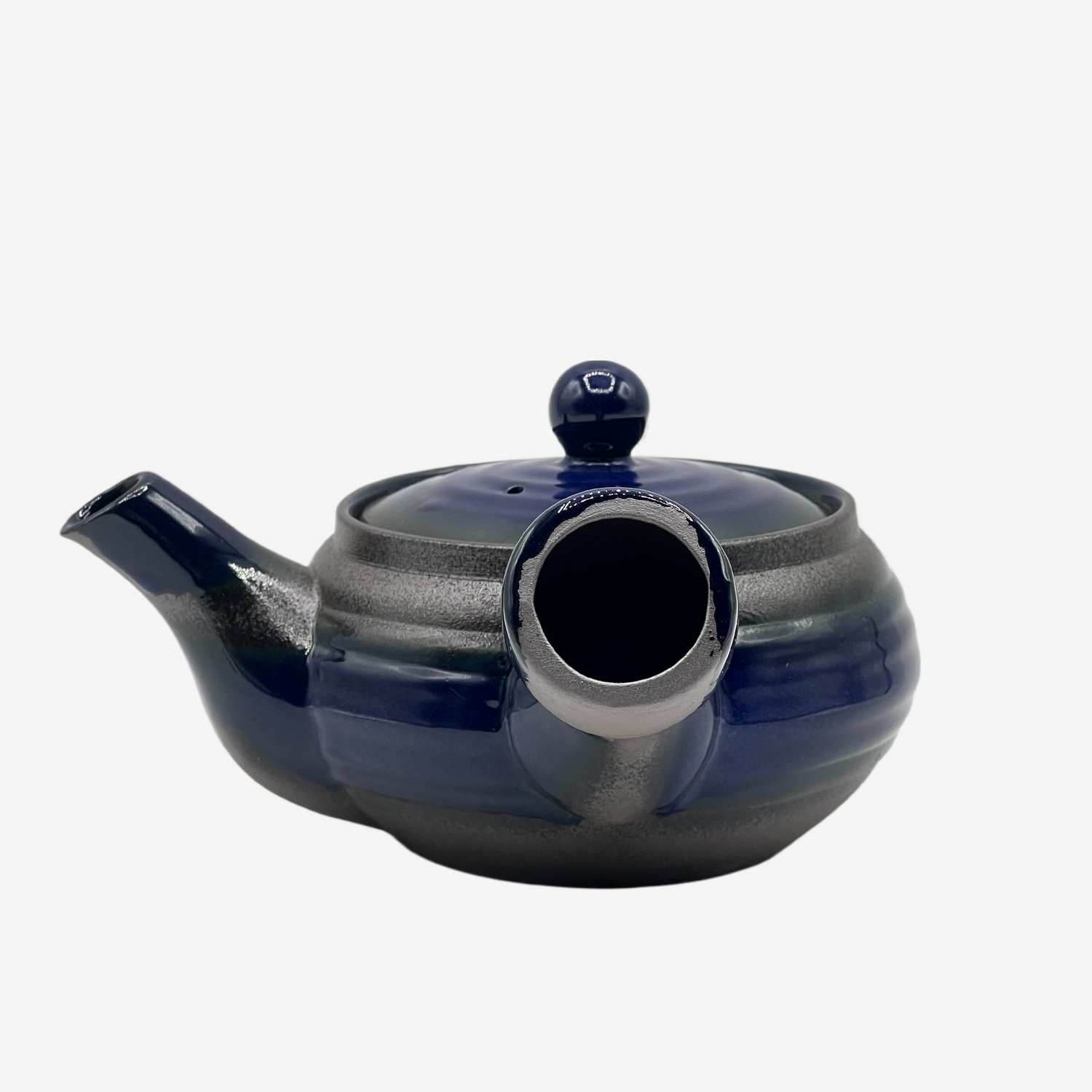 Maki Blue Banko-yaki Kyusu - Japanese Teapot