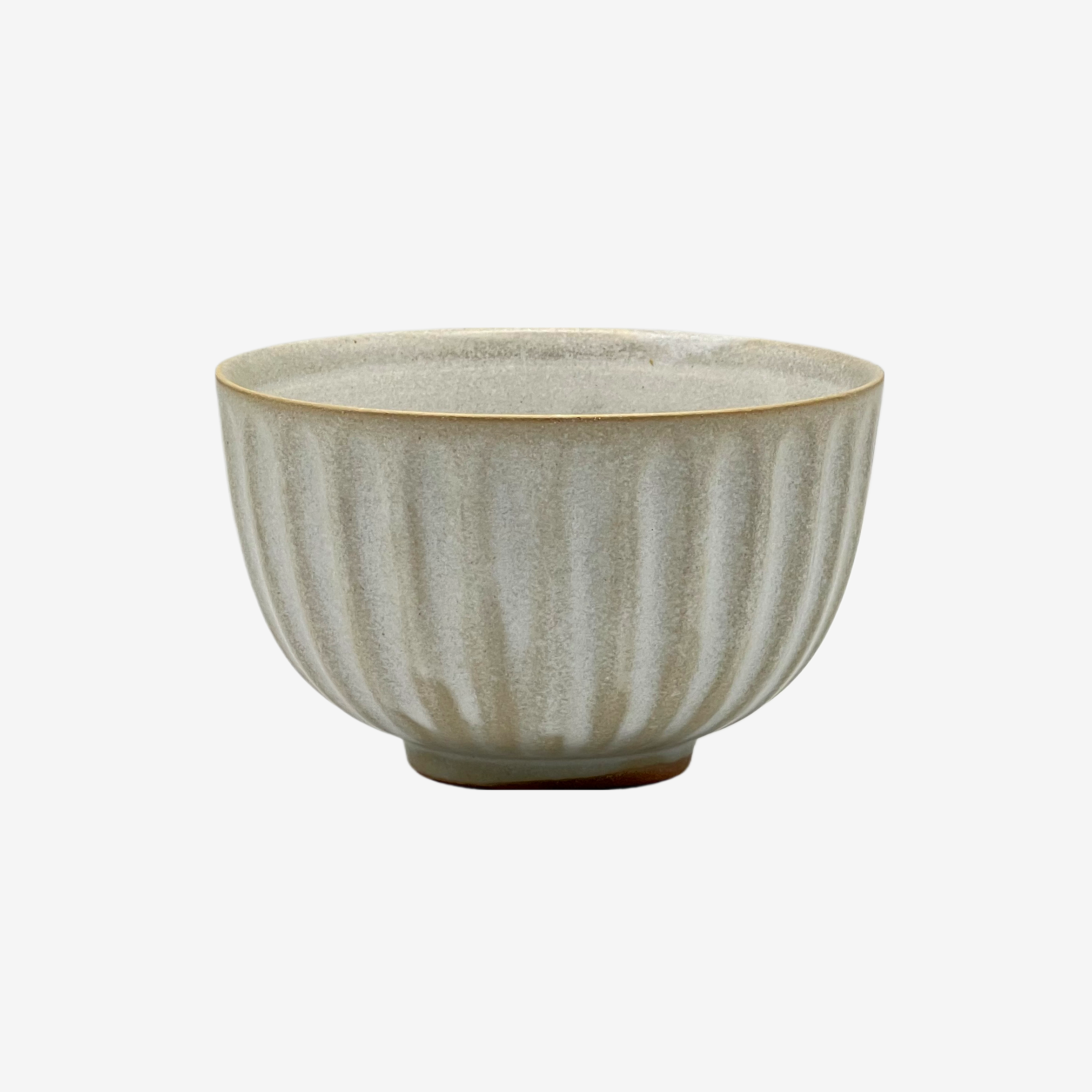 Kiku White Sencha Yunomi - Japanese Teacup