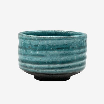 Tsuchimono Blue Mino-yaki Chawan - Japanese Matcha Bowl