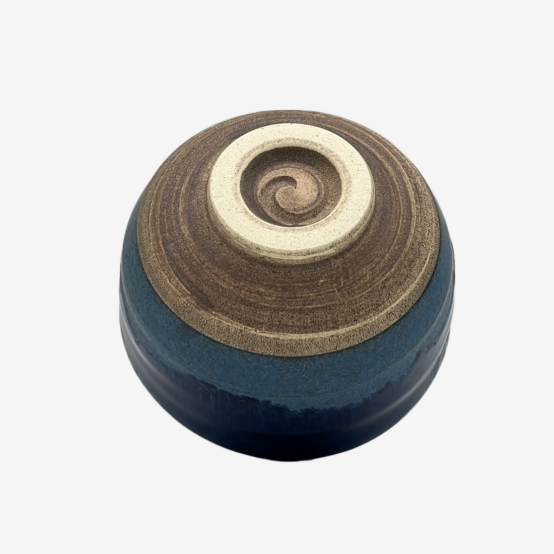 Umi Blue Mino-yaki Chawan - Japanese Mini Matcha Bowl