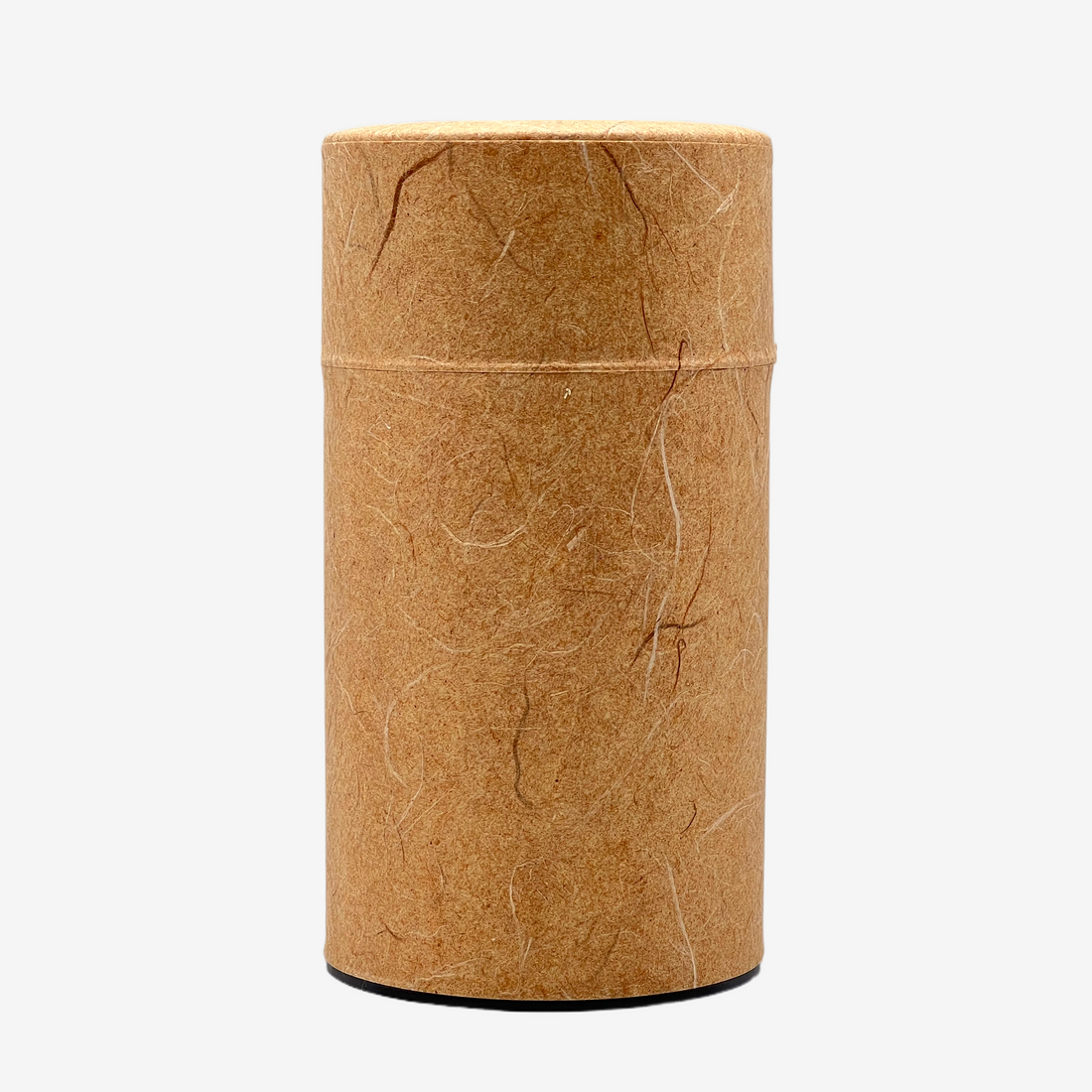 Mikan Orange Washi Paper Wrapped Tea Canister (L) - Japanese Chazutsu