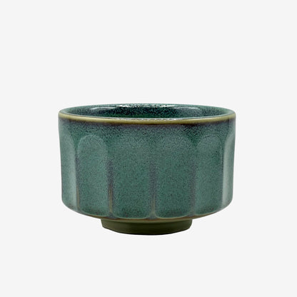 Tetra Hisuimaru Green Mino-yaki Chawan - Japanese Matcha Bowl