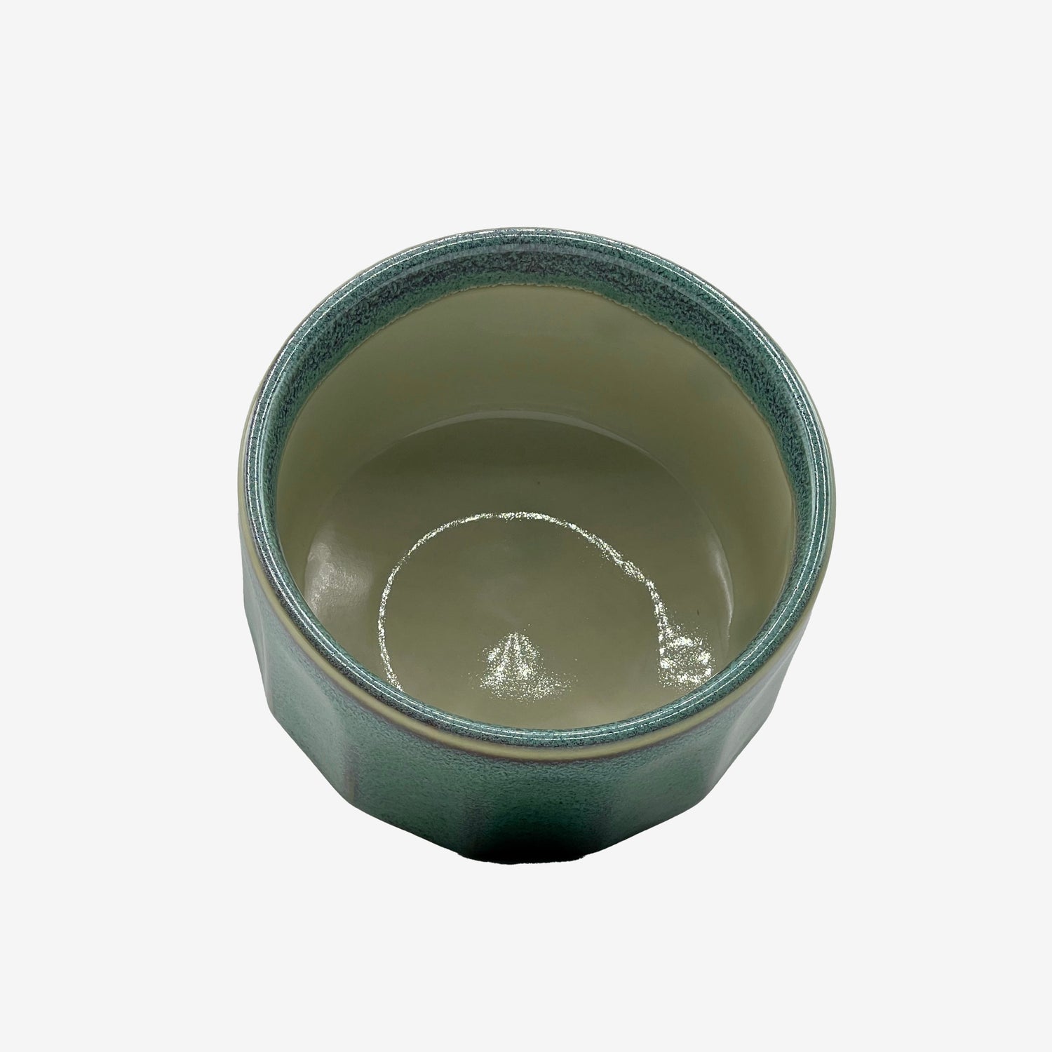 Tetra Hisuimaru Green Mino-yaki Chawan - Japanese Matcha Bowl