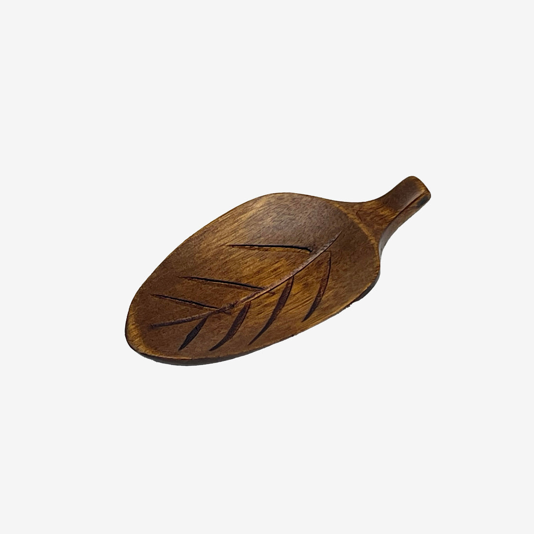 Konoha Leaf Wooden Tea Spoon - Japanese Chasaji