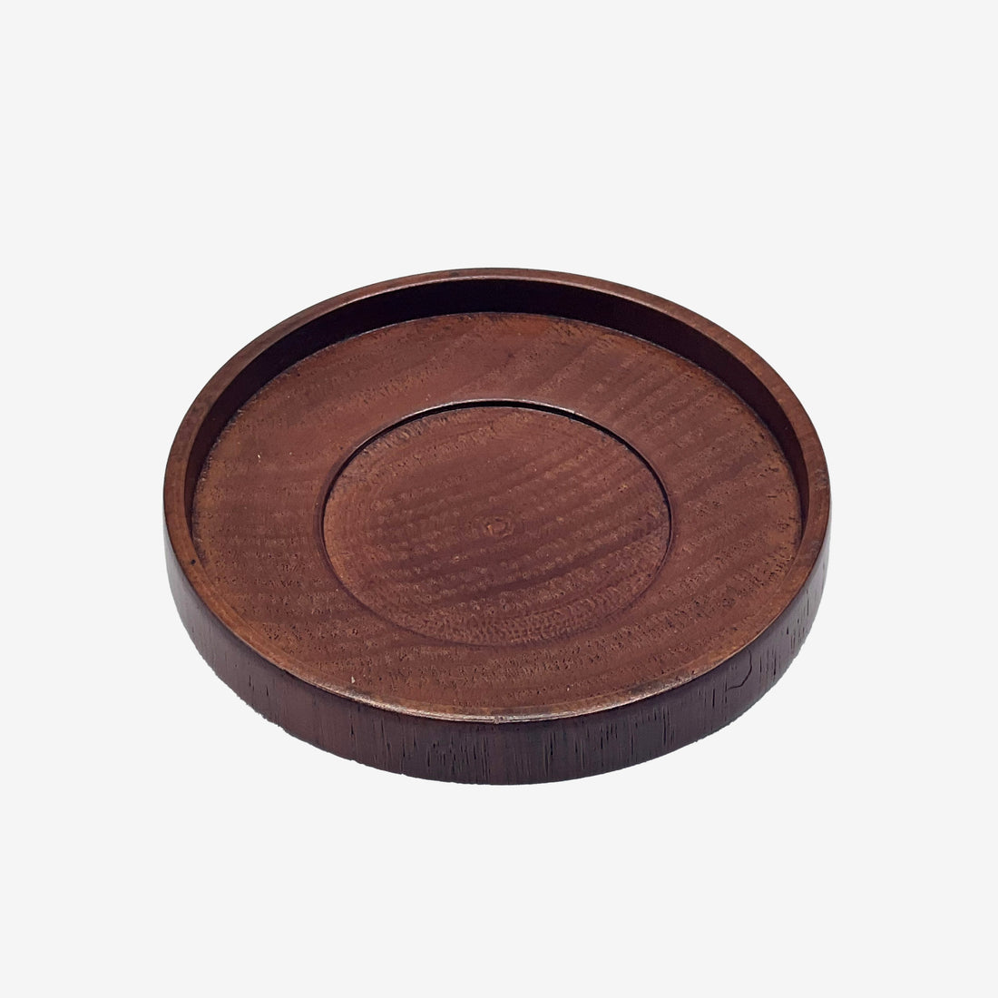 Natsume Wood Brown Lacquerware Tea Coaster