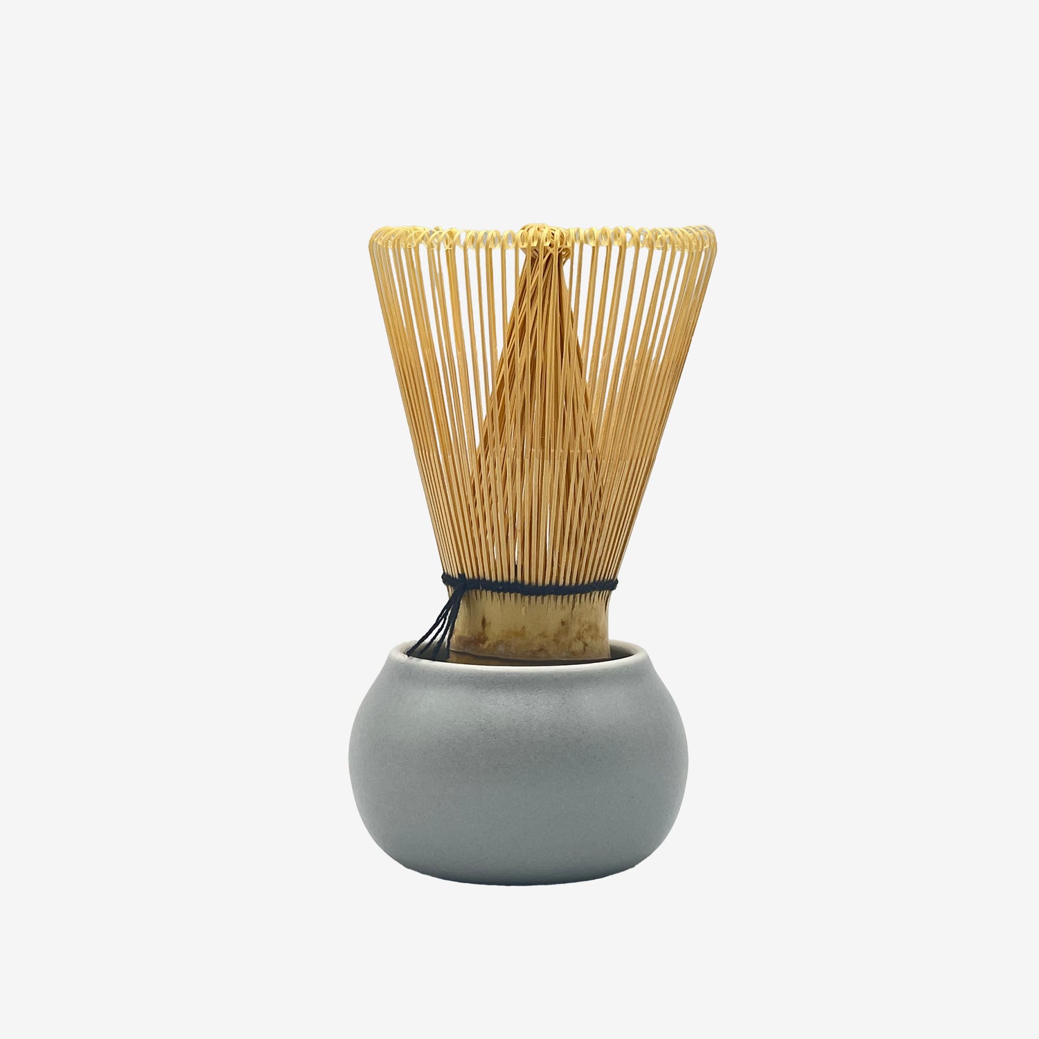 Yoshimura Gray Matcha Chasen Whisk Stand - Japanese Kusenaoshi