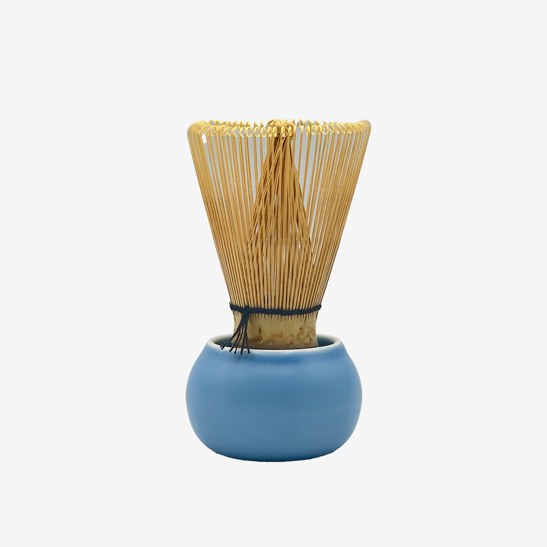 Yoshimura Blue Matcha Chasen Whisk Stand - Japanese Kusenaoshi