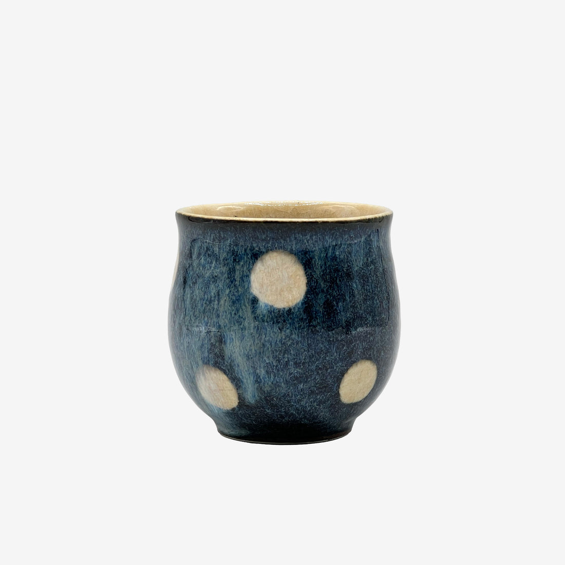 Fuji Blue Mino-yaki Yunomi - Japanese Teacup