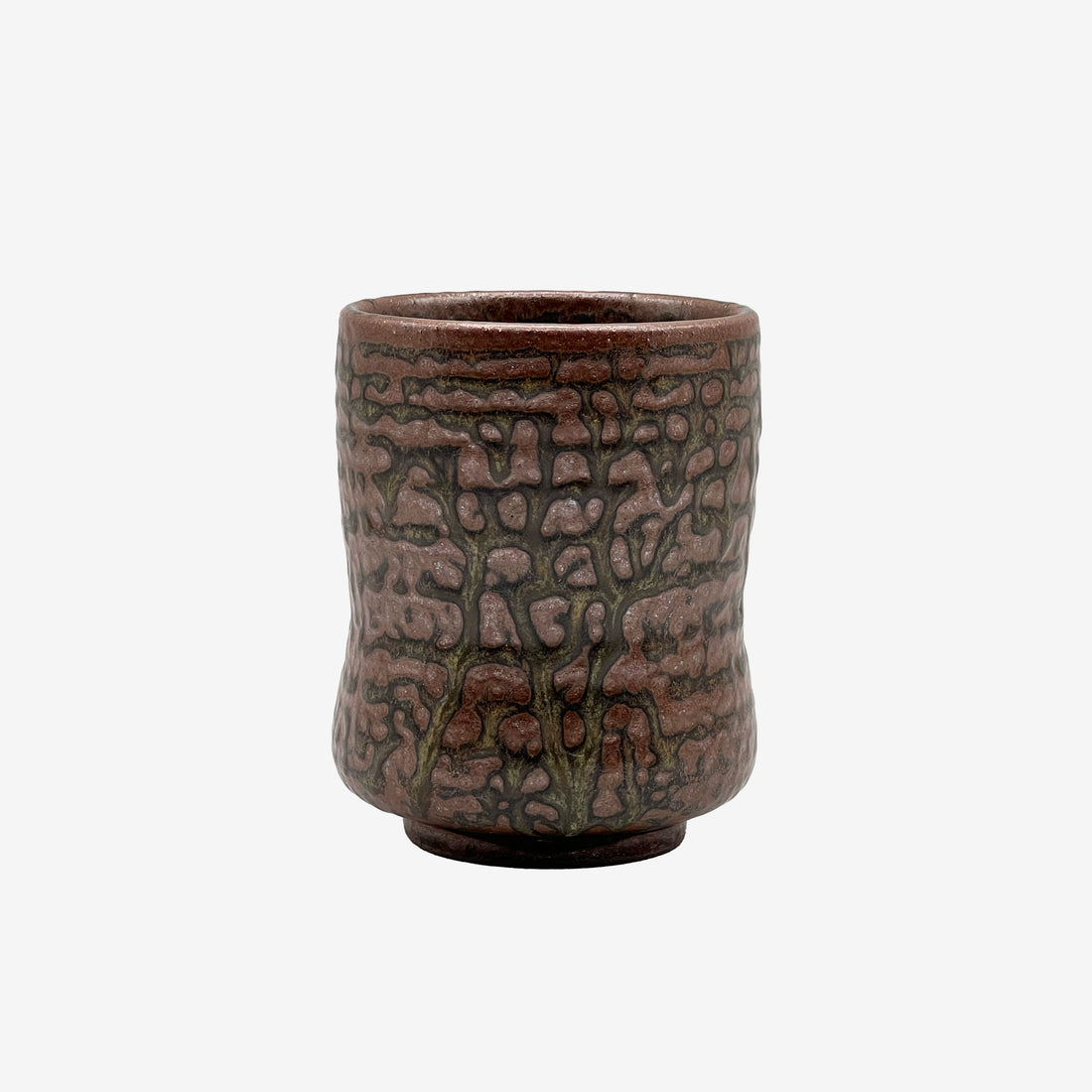 Tsuchi Brown Kamui-yaki Tokunoshima Yunomi - Japanese Teacup