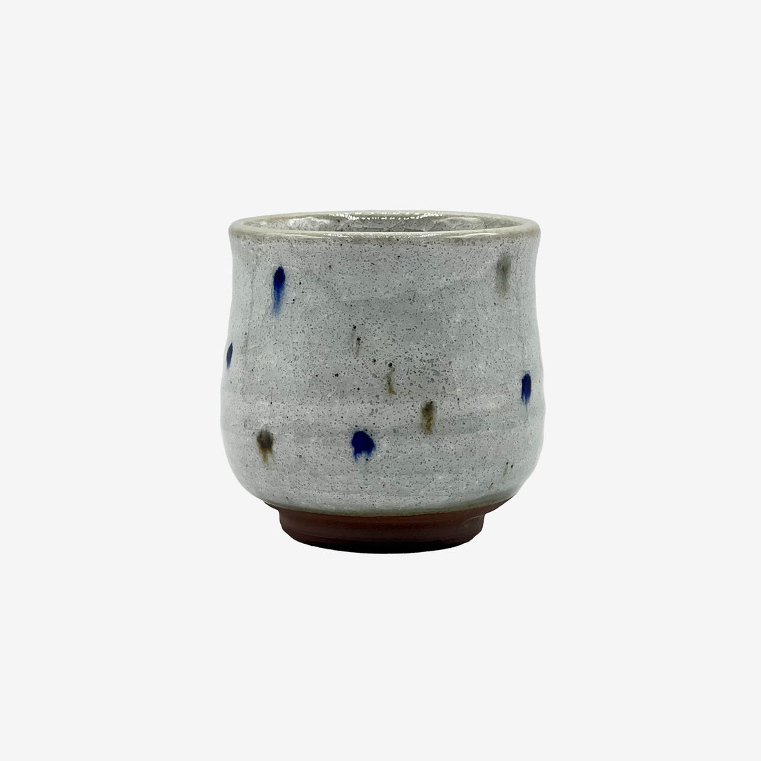 Kohiki Mizutama Gray Mino-yaki Yunomi - Japanese Teacup