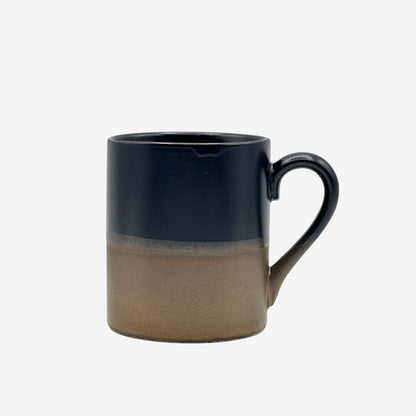 Ginza Black Mino-yaki Mug - Japanese Tea Mug