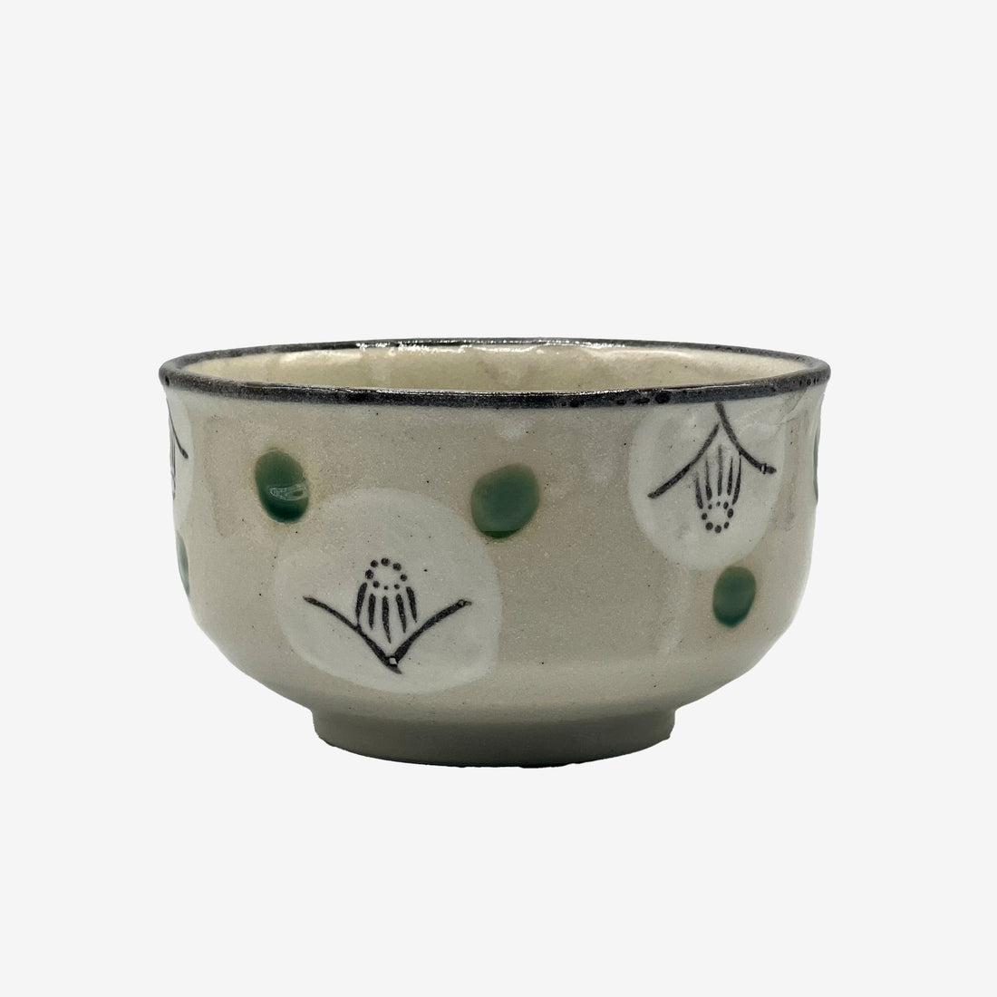 Yamacha White Seto-yaki Chawan - Japanese Matcha Bowl