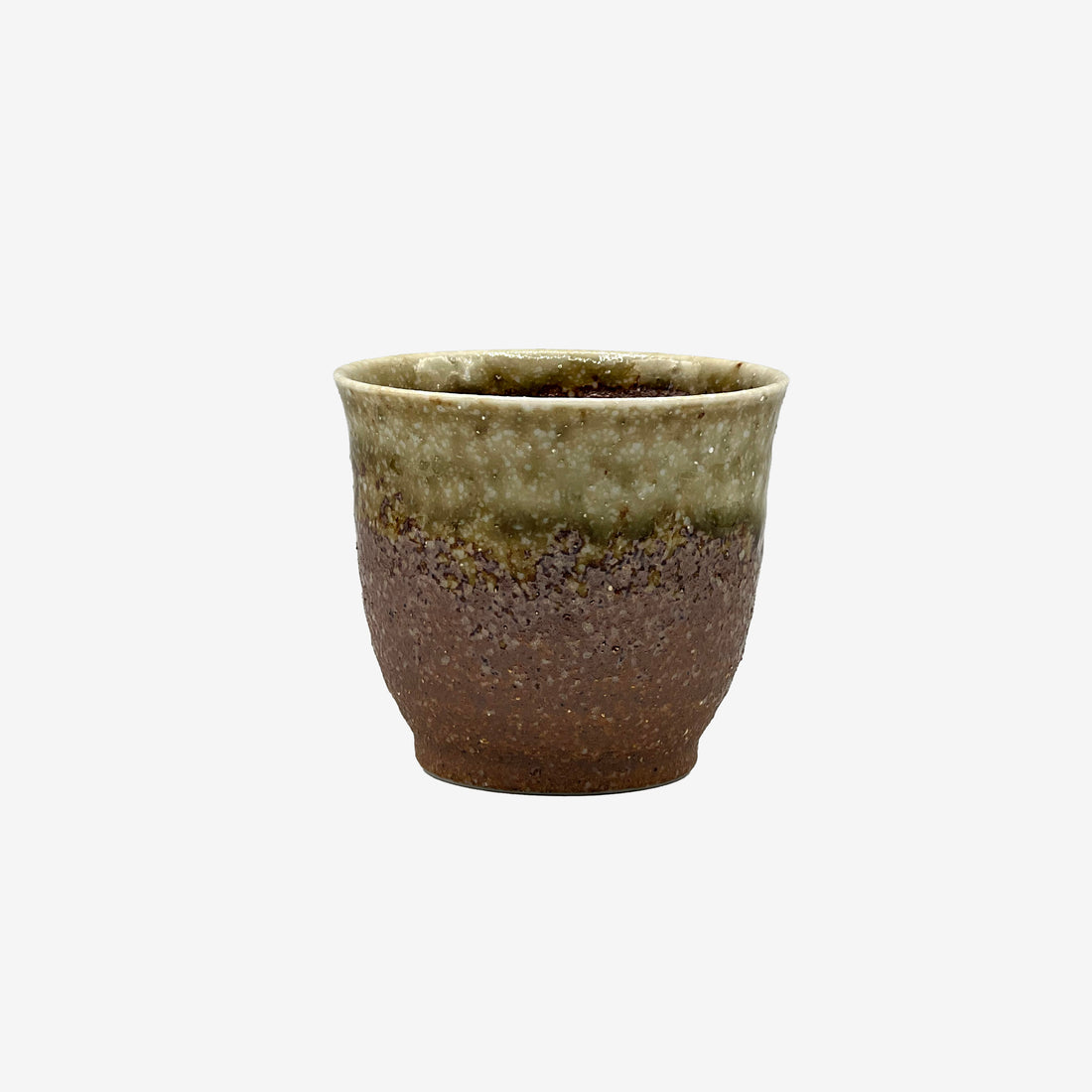 Bifu Sand Brown Mino-yaki Yunomi - Japanese Teacup