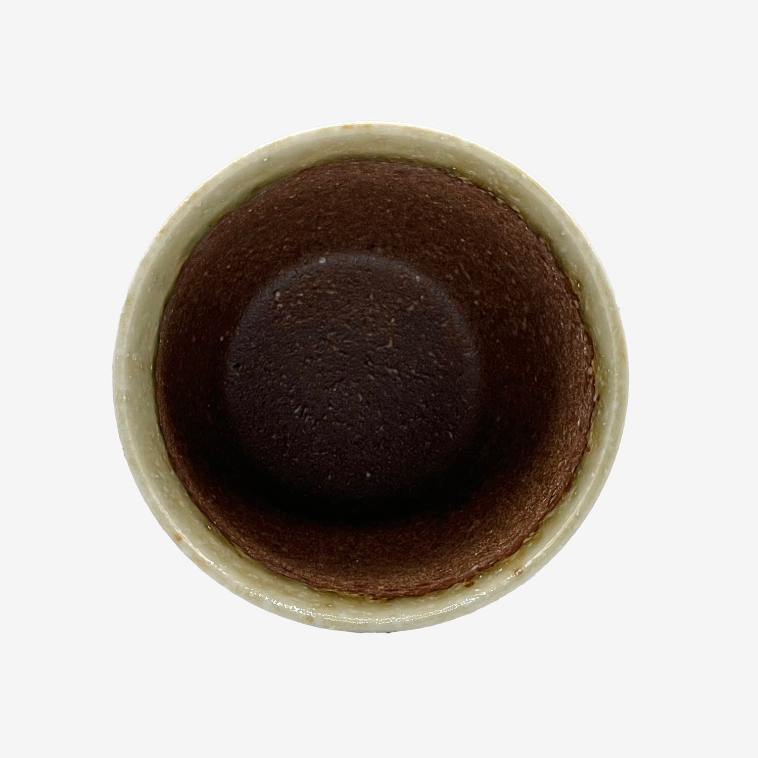 Bifu Sand Brown Mino-yaki Yunomi - Japanese Teacup