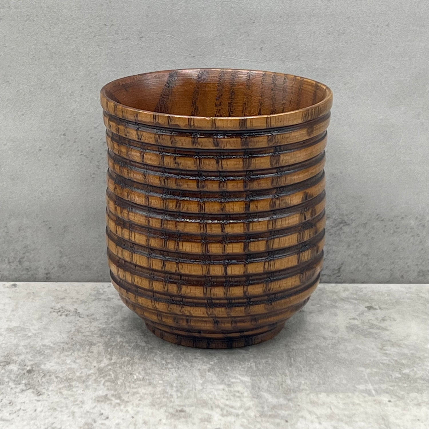 Maru Wooden Yunomi - Japanese Teacup