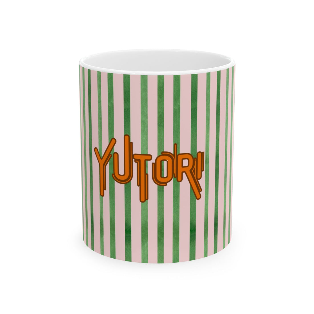 Japanese Philosophy YUTORI Ceramic Mug,  Zen-inspired