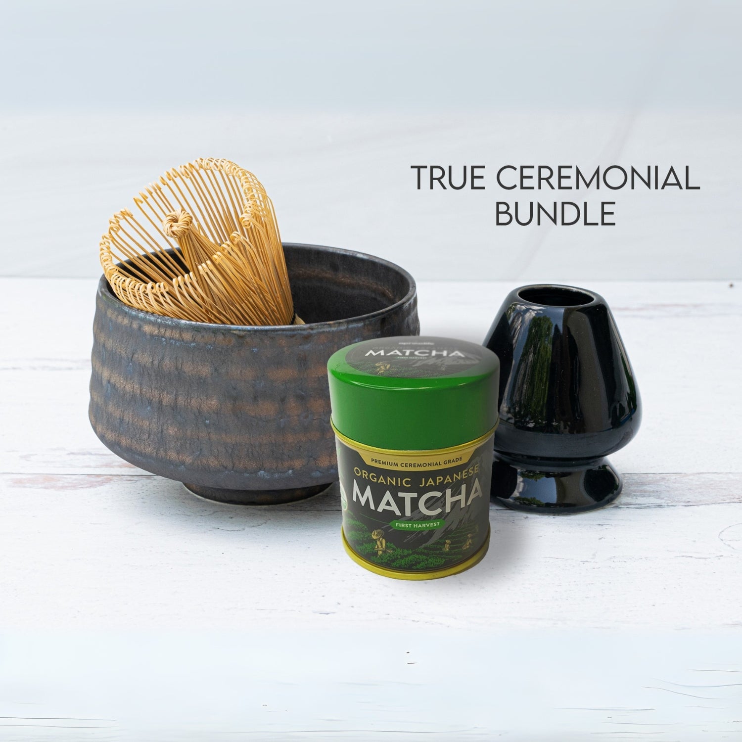Kaneni Gold Crystal Ceramic Matcha Bowl