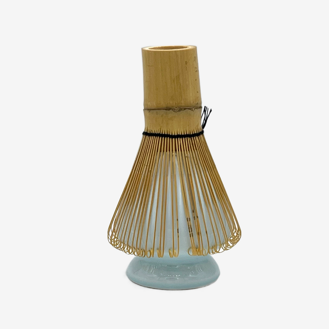 Light Blue Matcha Whisk Stand - Japanese Kusenaoshi Matchaware Inoue Tea