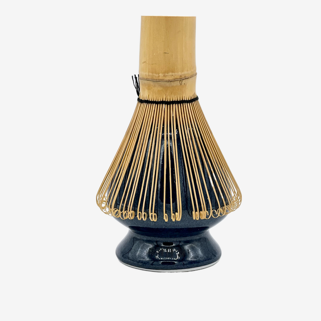 Midnight Blue Matcha Whisk Stand - Japanese Kusenaoshi Matchaware Inoue Tea