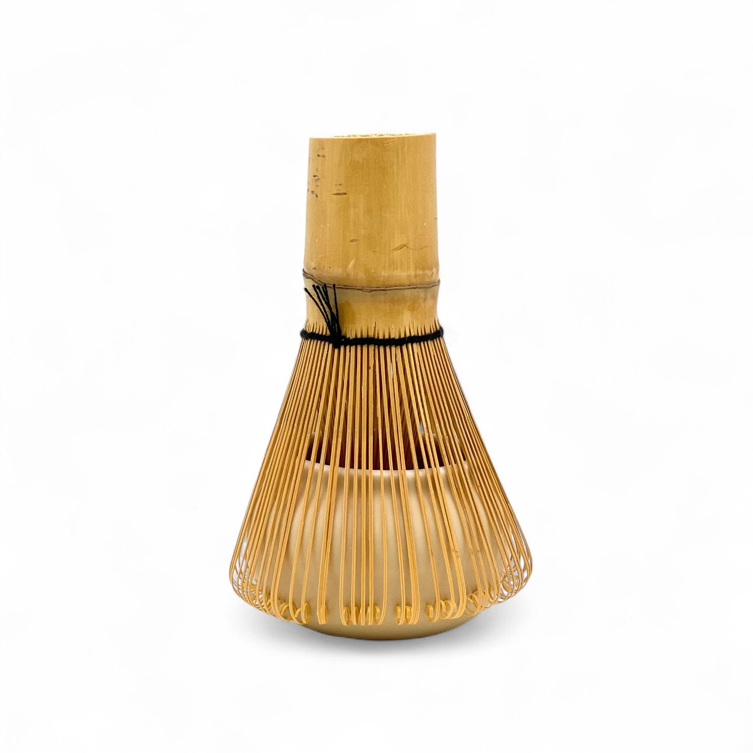 Yoshimura Sand Beige Matcha Whisk Chasen Stand - Japanese Kusenaoshi