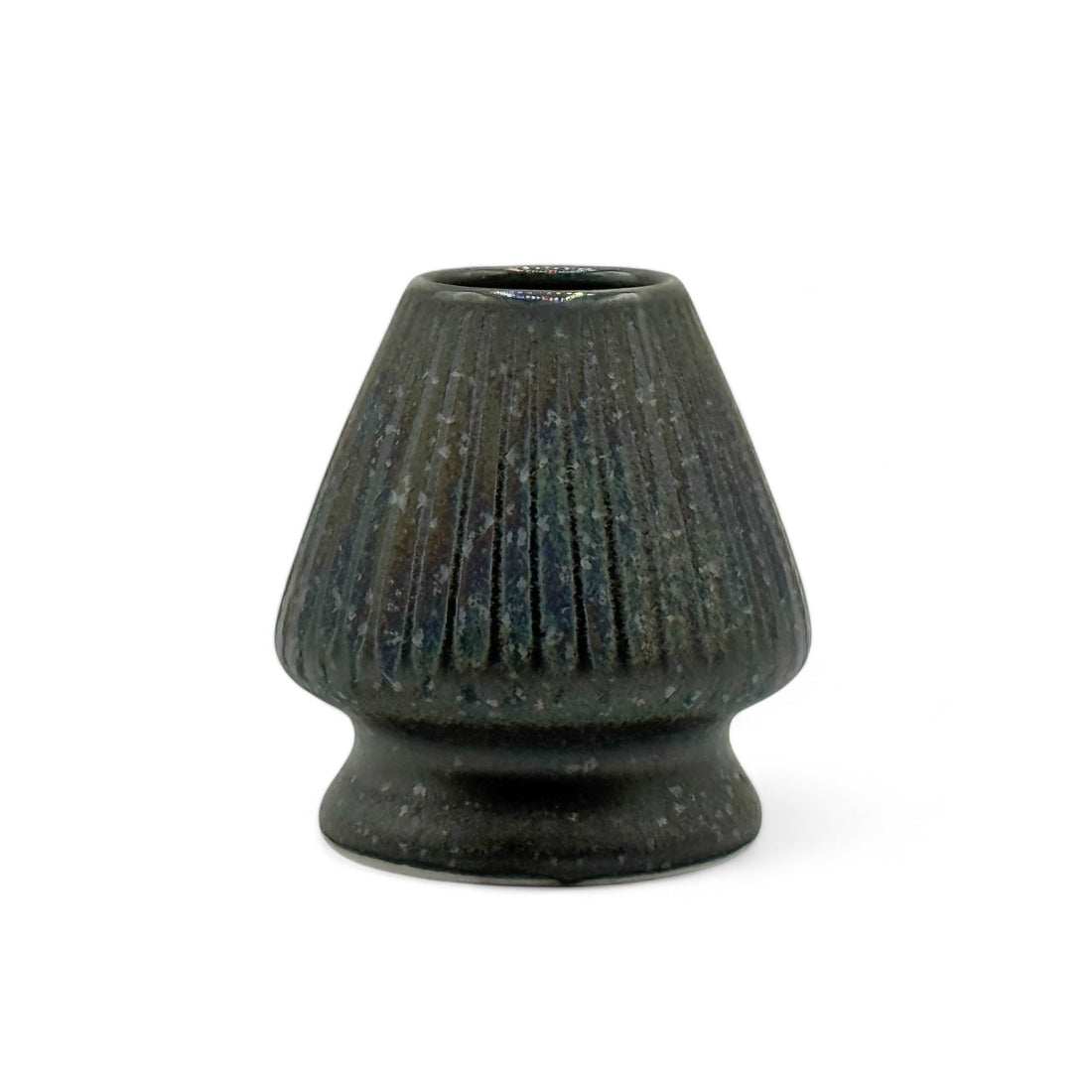 Uchu Silver Matcha Whisk Chasen Stand - Japanese Kusenaoshi