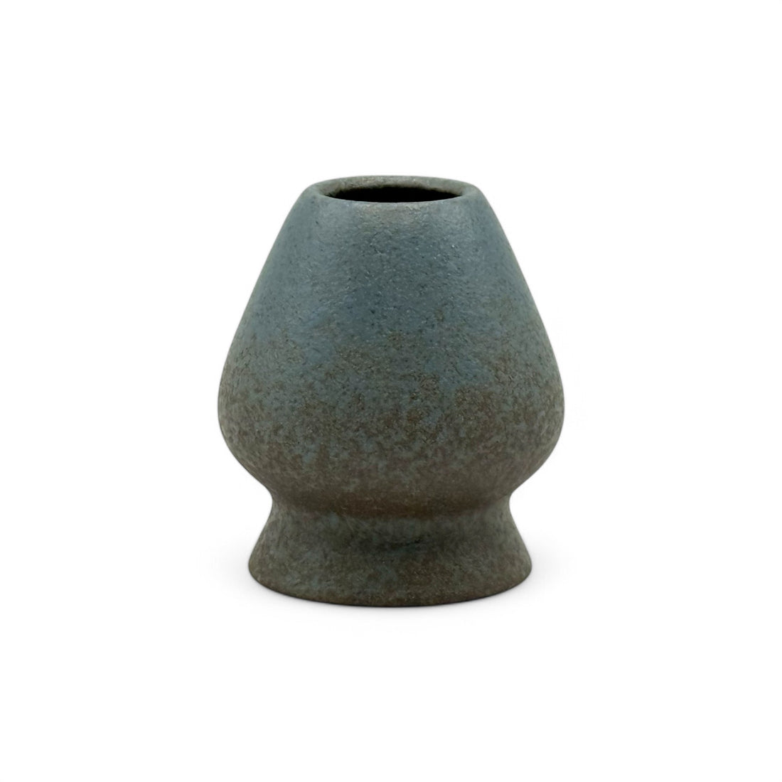 Takoizu Blue Matcha Whisk Chasen Stand - Kusenaoshi