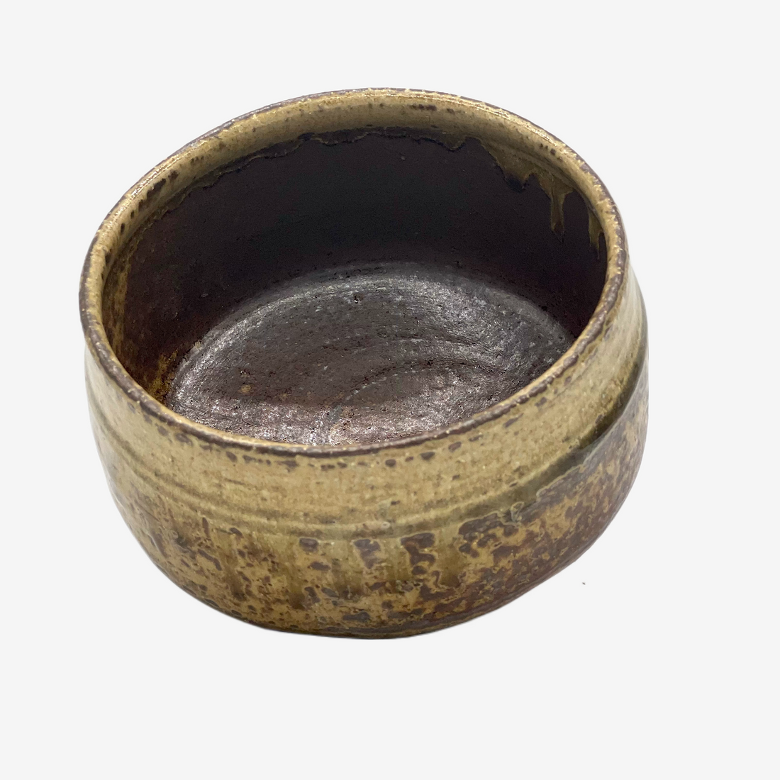 Bizen Nagashi Brown Chawan - Japanese Matcha Bowl Matchaware Inoue Tea