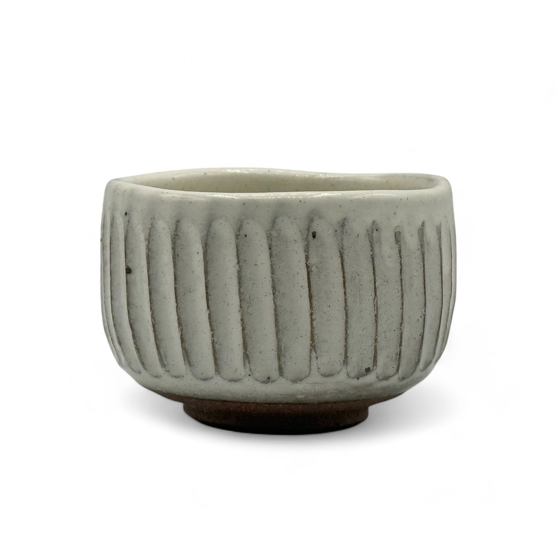 Sogime White Mino-yaki Chawan - Japanese Mini Matcha Bowl