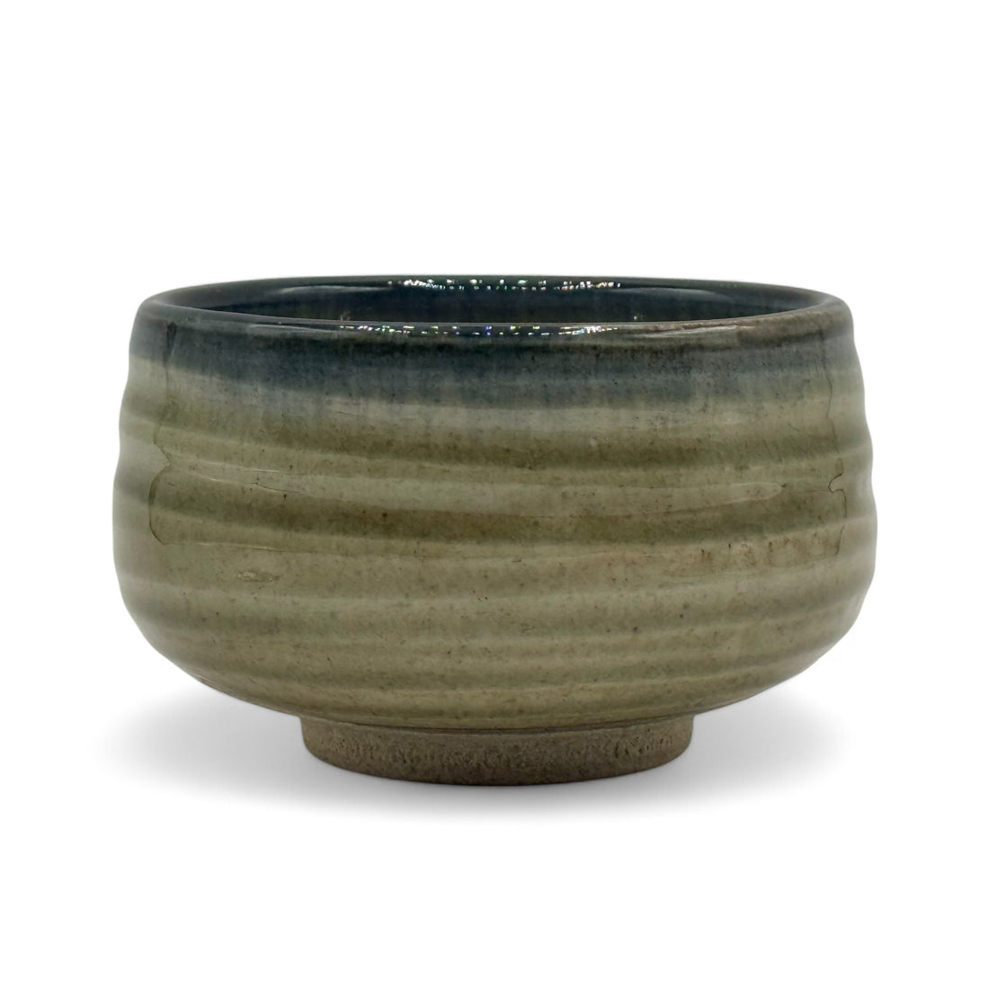 Ofuke Green Mino-yaki Chawan - Japanese Matcha Bowl