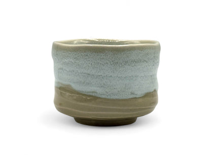 Hagikaze Cream White Mino-yaki Chawan - Japanese Mini Matcha Bowl