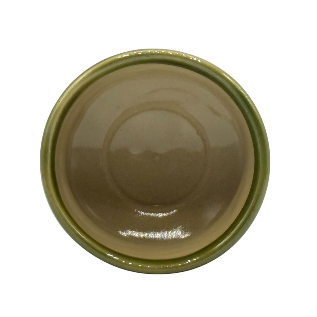 Oribe Tabi Green Oribe-yaki Chawan - Japanese Mini Matcha Bowl