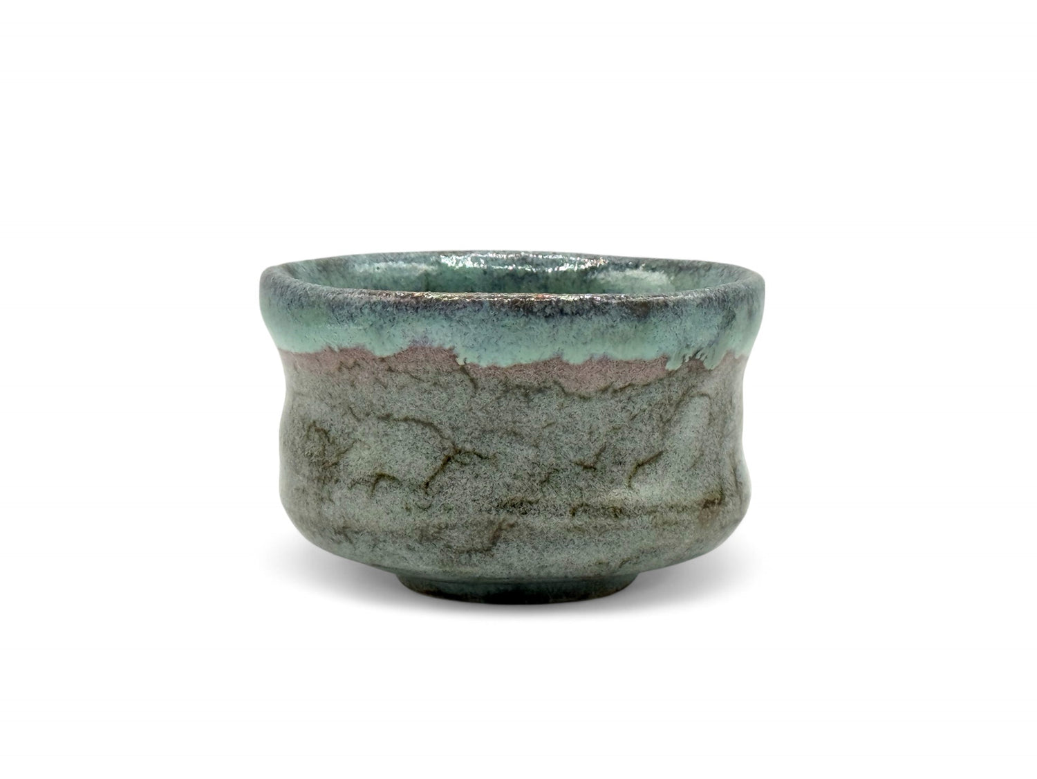 Ao Tabi Gray Mino-yaki Chawan - Japanese Mini Matcha Bowl