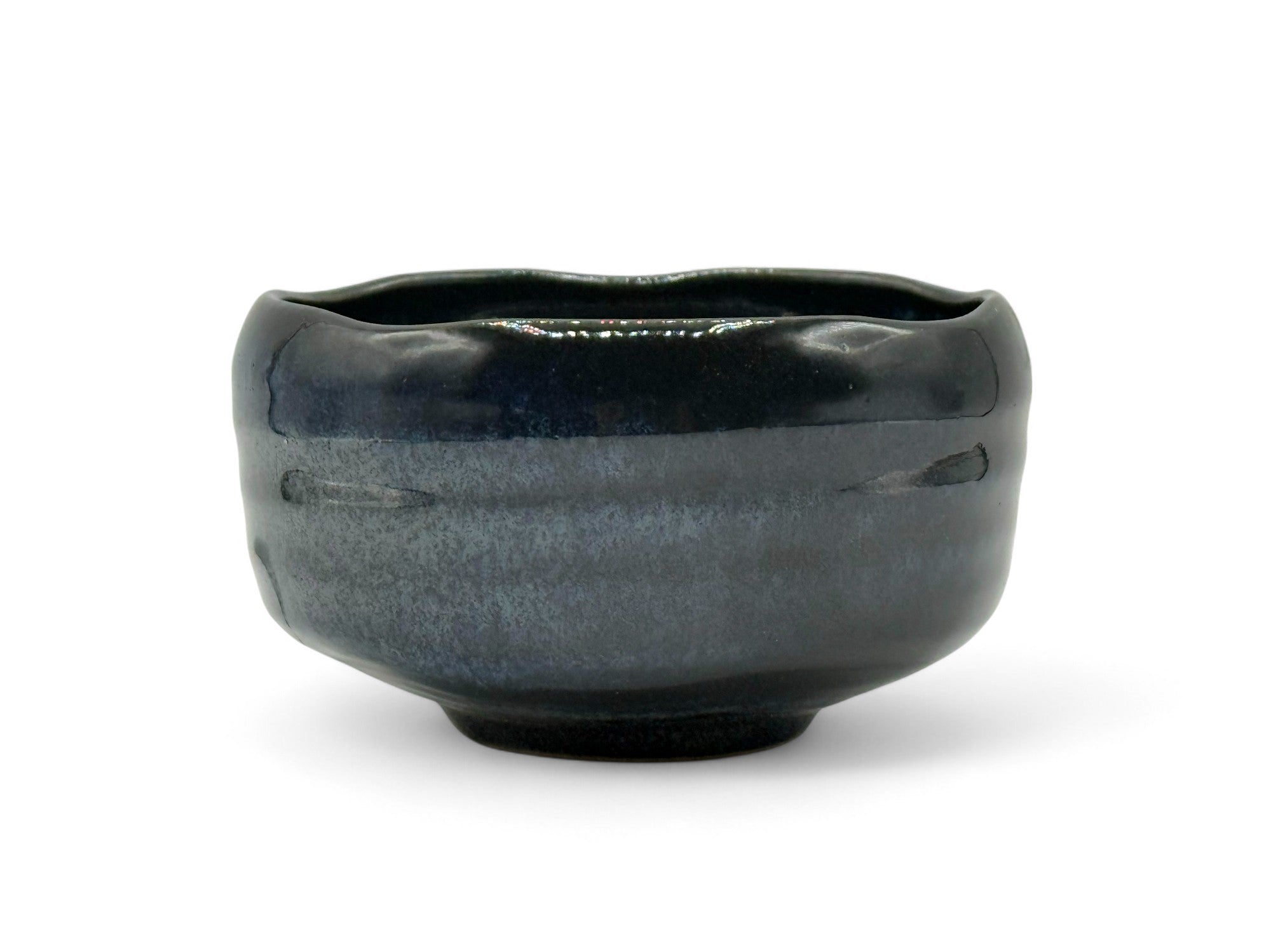 Yohen Midnight Blue Mino-yaki Chawan - Japanese Matcha Bowl