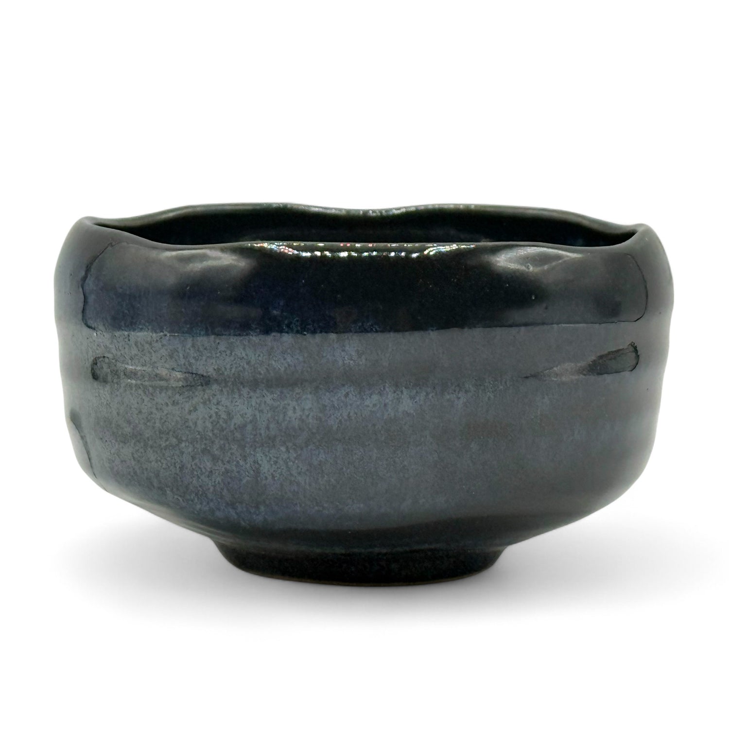 Yohen Midnight Blue Mino-yaki Chawan - Japanese Matcha Bowl