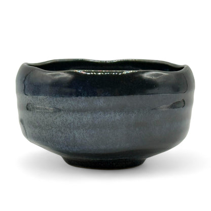 Yohen Midnight Blue Mino-yaki Chawan - Japanese Matcha Bowl