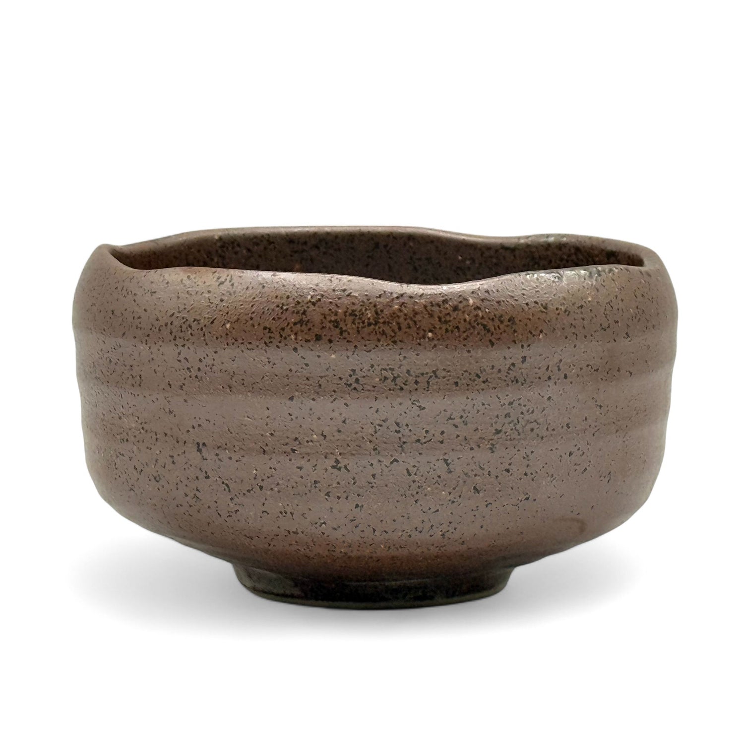 Nanban Brown Mino-yaki Chawan - Japanese Matcha Bowl