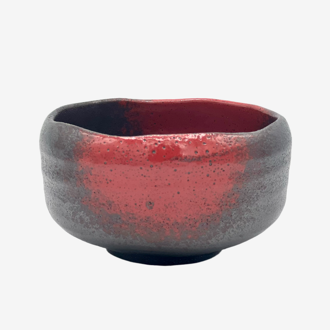 Akabuki Tenmoku Red Chawan - Japanese Matcha Bowl Matchaware Inoue Tea