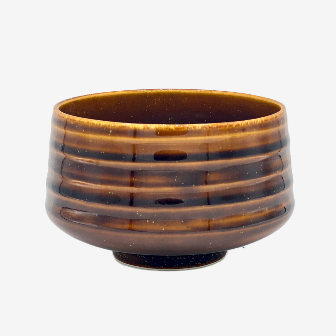 Ame Kesshō Brown Chawan - Japanese Matcha Bowl Matchaware Inoue Tea