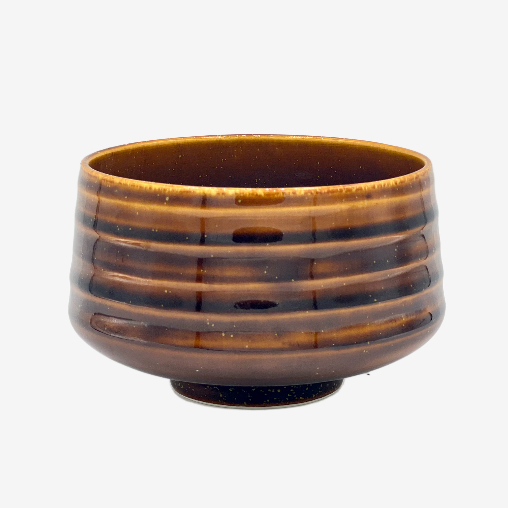 Ame Kesshō Brown Chawan - Japanese Matcha Bowl Matchaware Inoue Tea