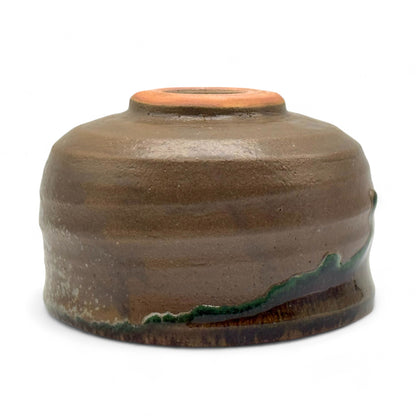 Tsuchi Clay Brown Mino-yaki Chawan - Japanese Matcha Bowl