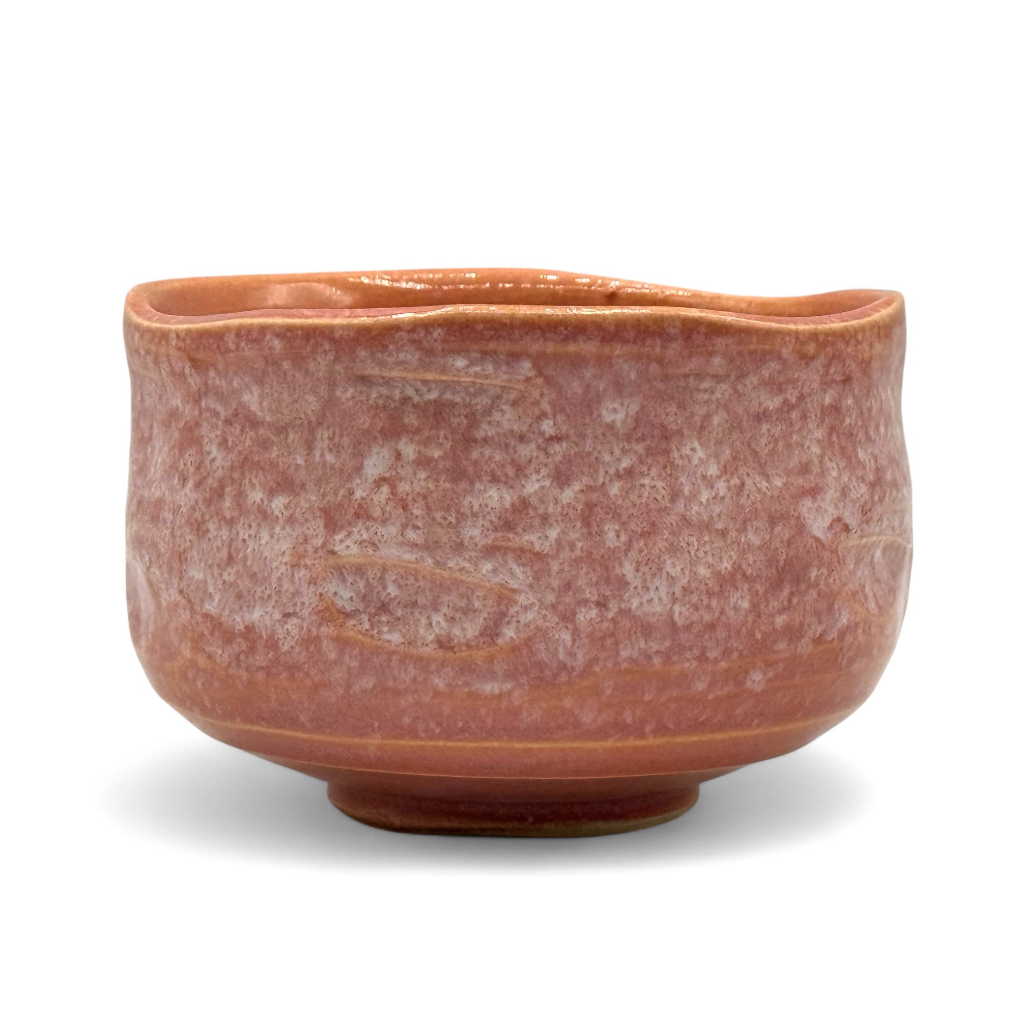 Inoue Pink Mino-yaki Chawan - Japanese Matcha Bowl