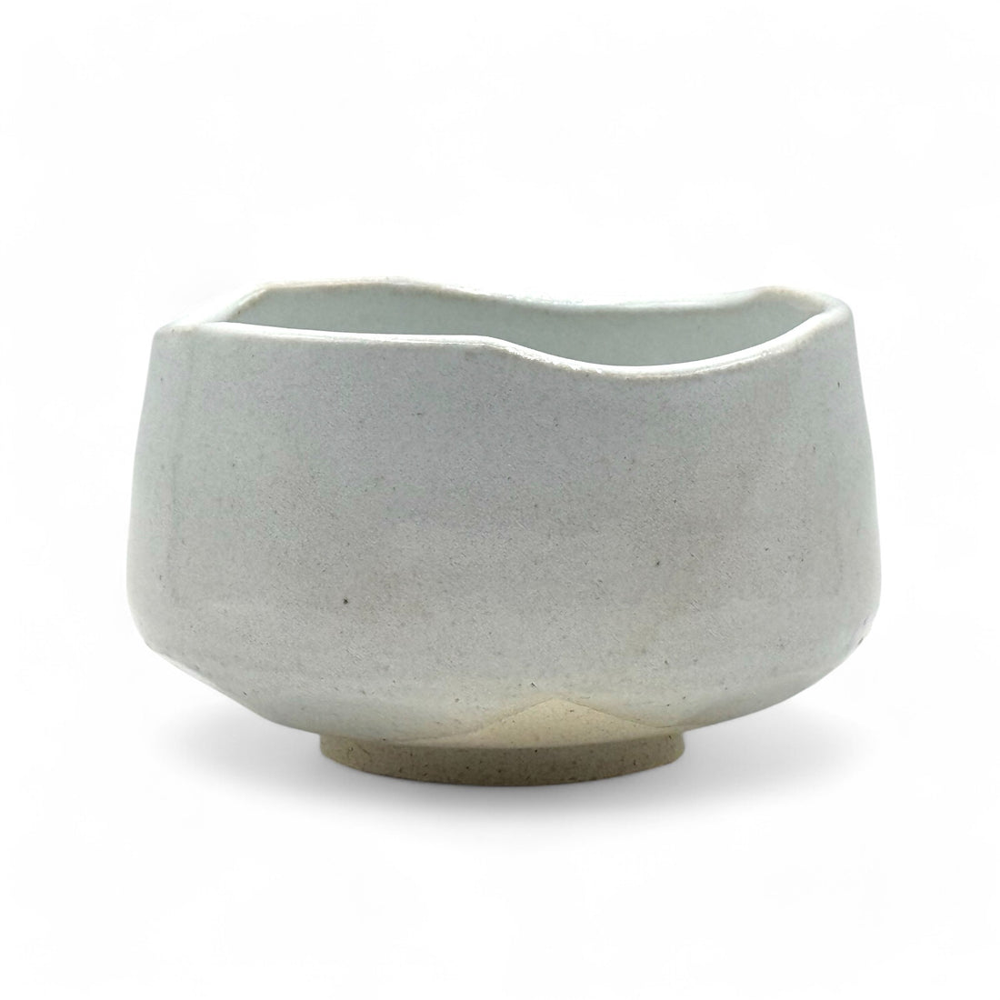 Oshiroi Yuzu White Mino-yaki Chawan - Japanese Matcha Bowl