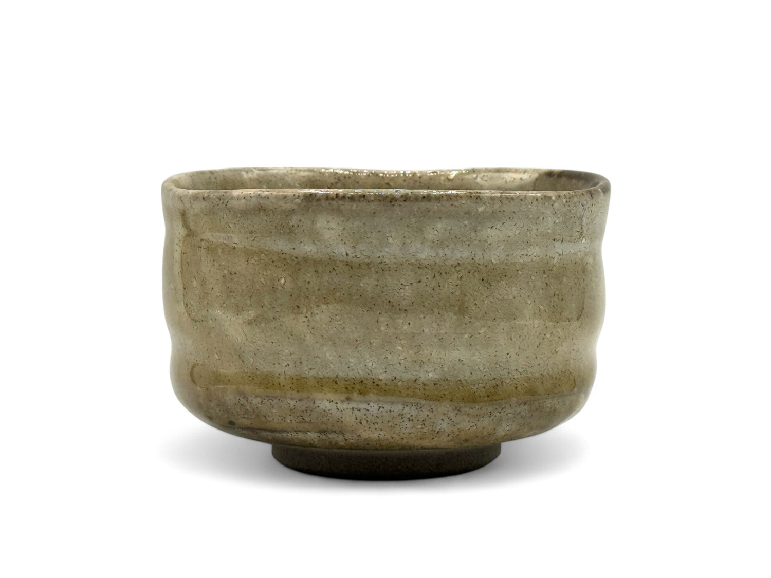 Oyu Yellow Glaze Mino-yaki Chawan - Japanese Matcha Bowl