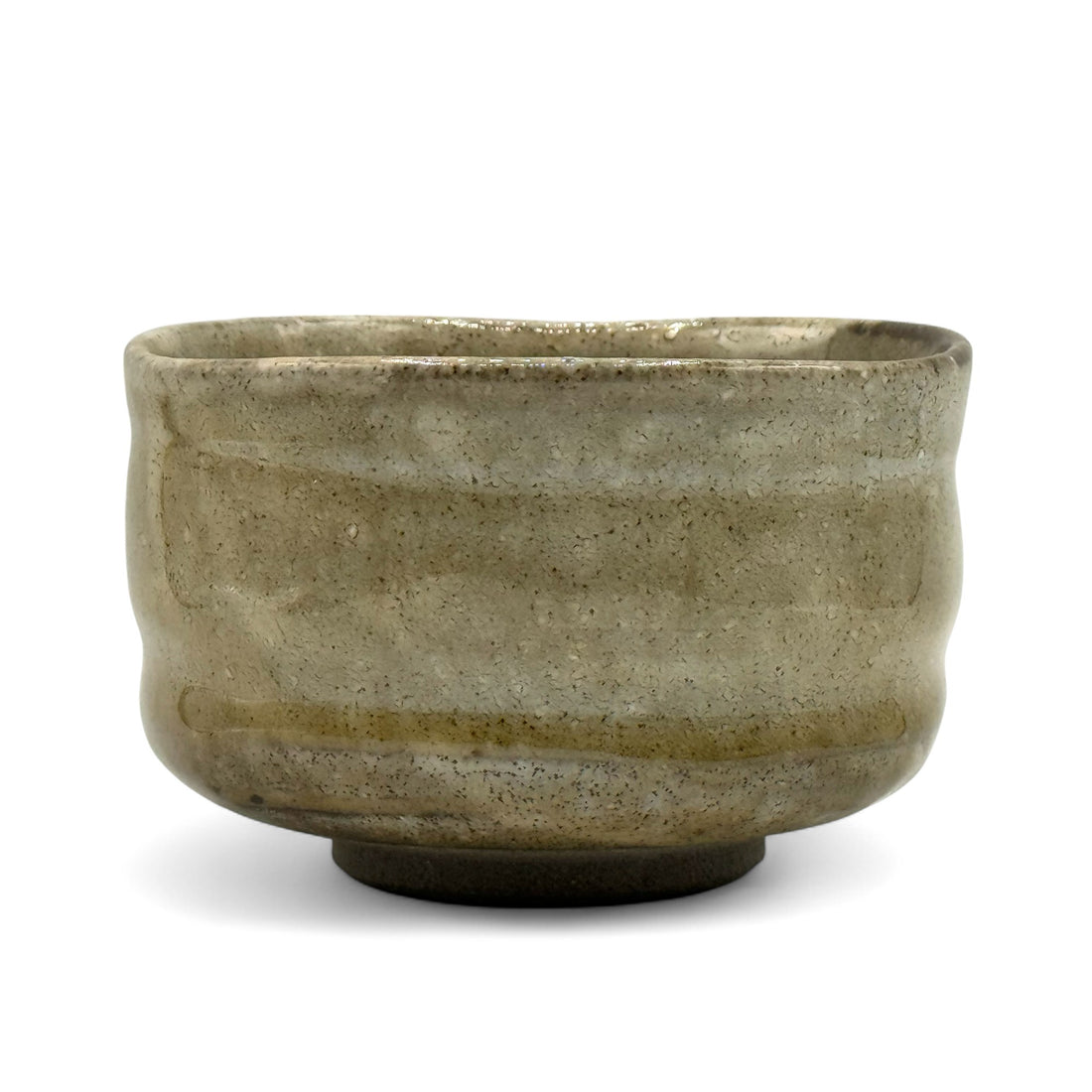 Oyu Yellow Glaze Mino-yaki Chawan - Japanese Matcha Bowl