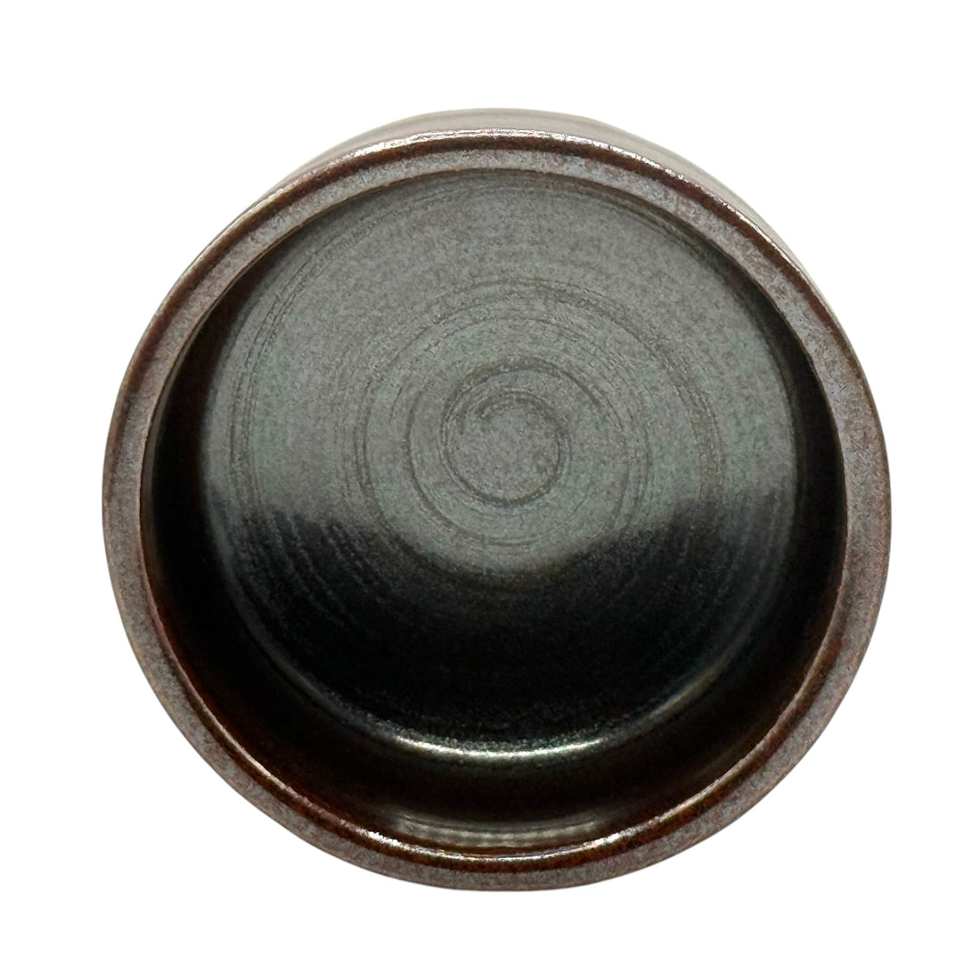 Buronzu Red Mino-yaki Chawan - Japanese Matcha Bowl