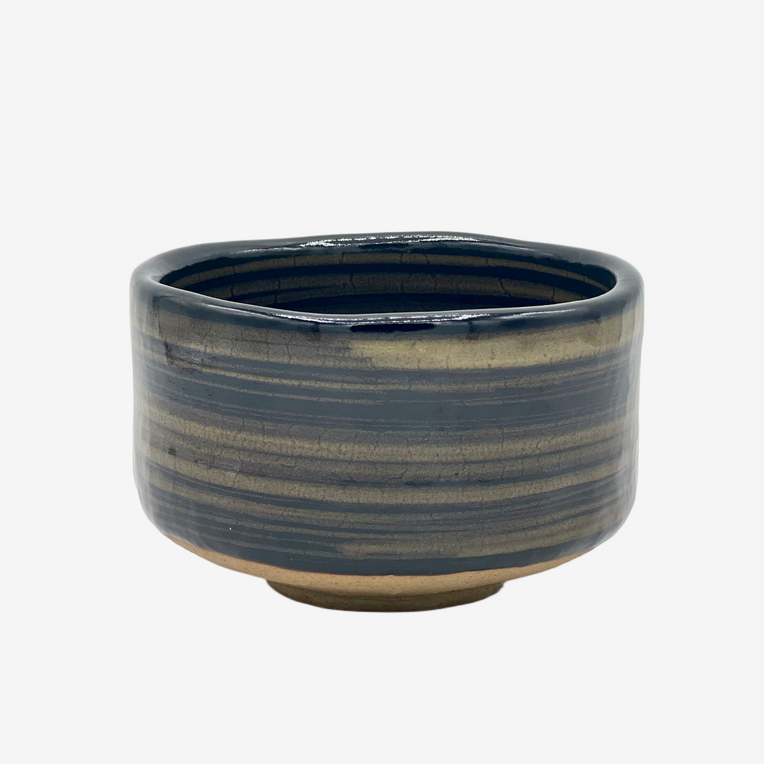 Kokuyū Glaze Brown Chawan - Japanese Matcha Bowl Matchaware Inoue Tea