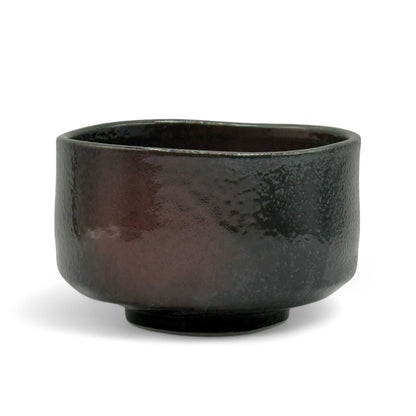 Kurosuna Black Mino-yaki Chawan - Japanese Matcha Bowl