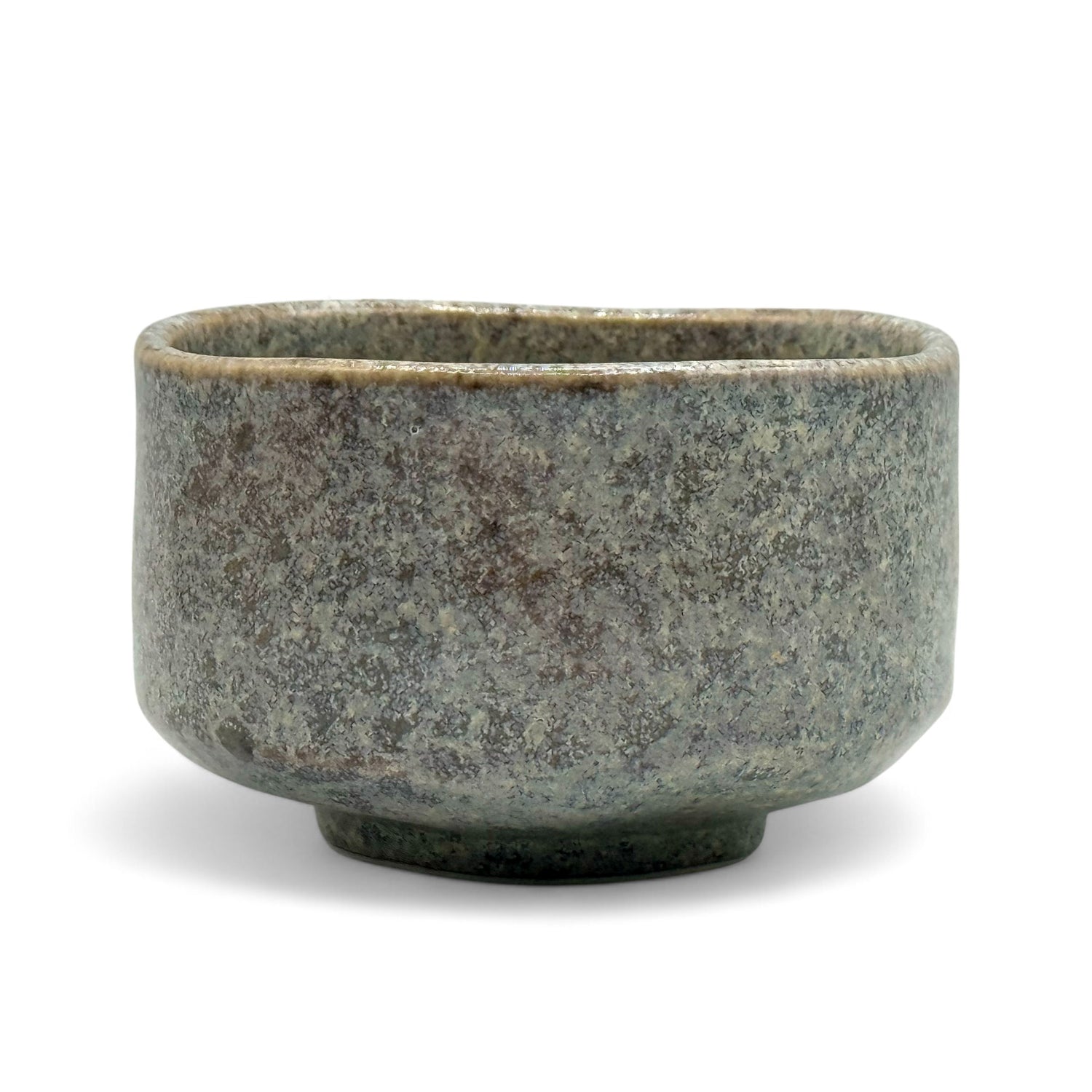 Oboro Gray Mino-yaki Chawan - Japanese Matcha Bowl